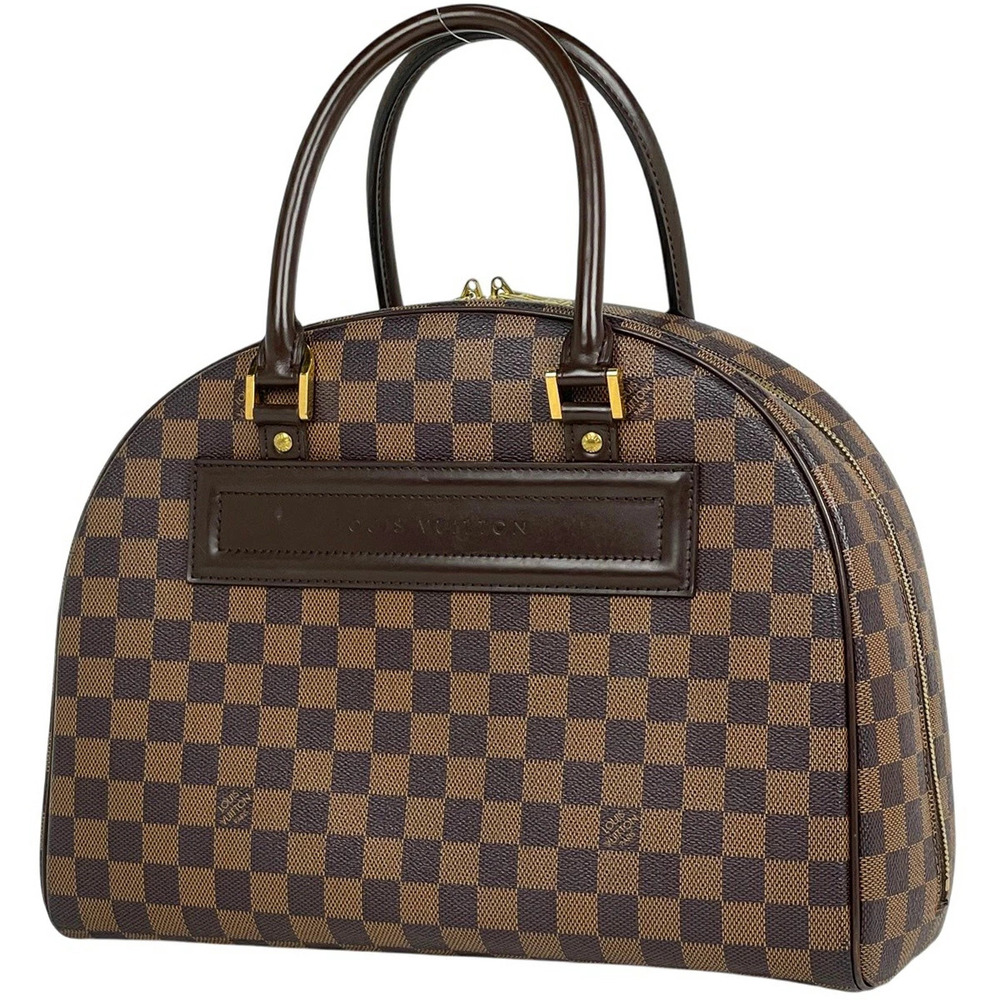 Louis Vuitton Nolita Boston Bag Bowling Handbag Damier Brown